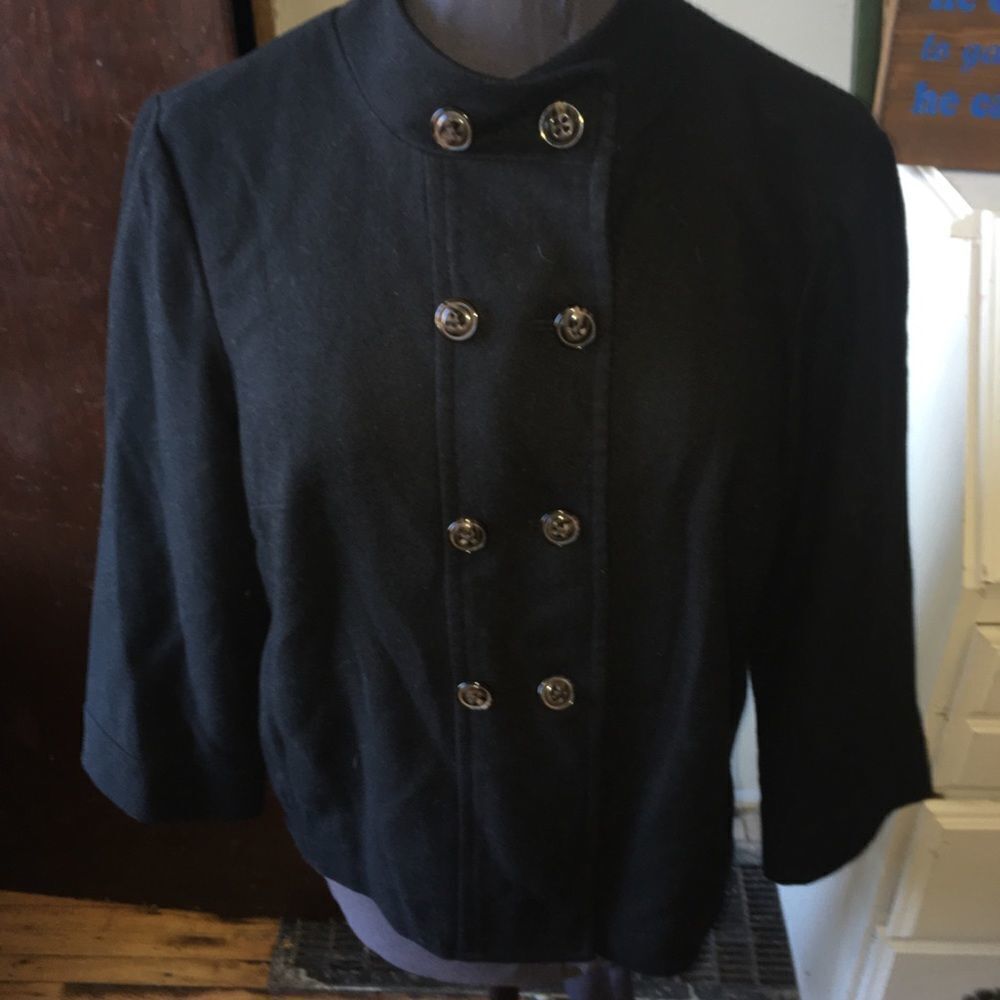 Banana Republic factory double breasted wool coat